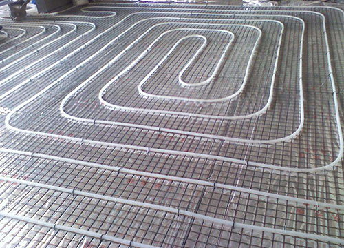 Floor heating mesh